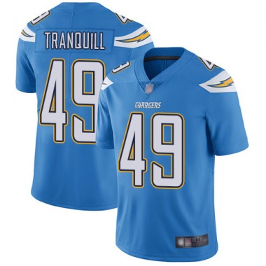 Los Angeles Chargers NFL Football Drue Tranquill Electric Blue Jersey Men Limited #49 Alternate Vapor Untouchable->los angeles chargers->NFL Jersey